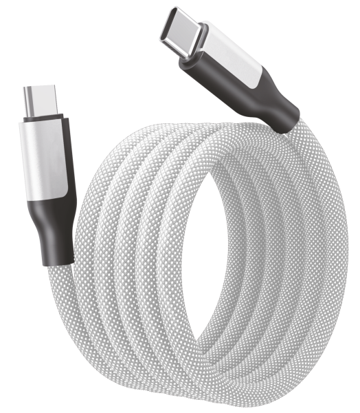 Кабель Moreus USB-C to USB-C 1m (White)